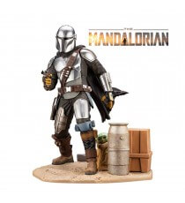 Figurine Star Wars Mandalorian - Mandalorian & The Child ArtFx 26cm