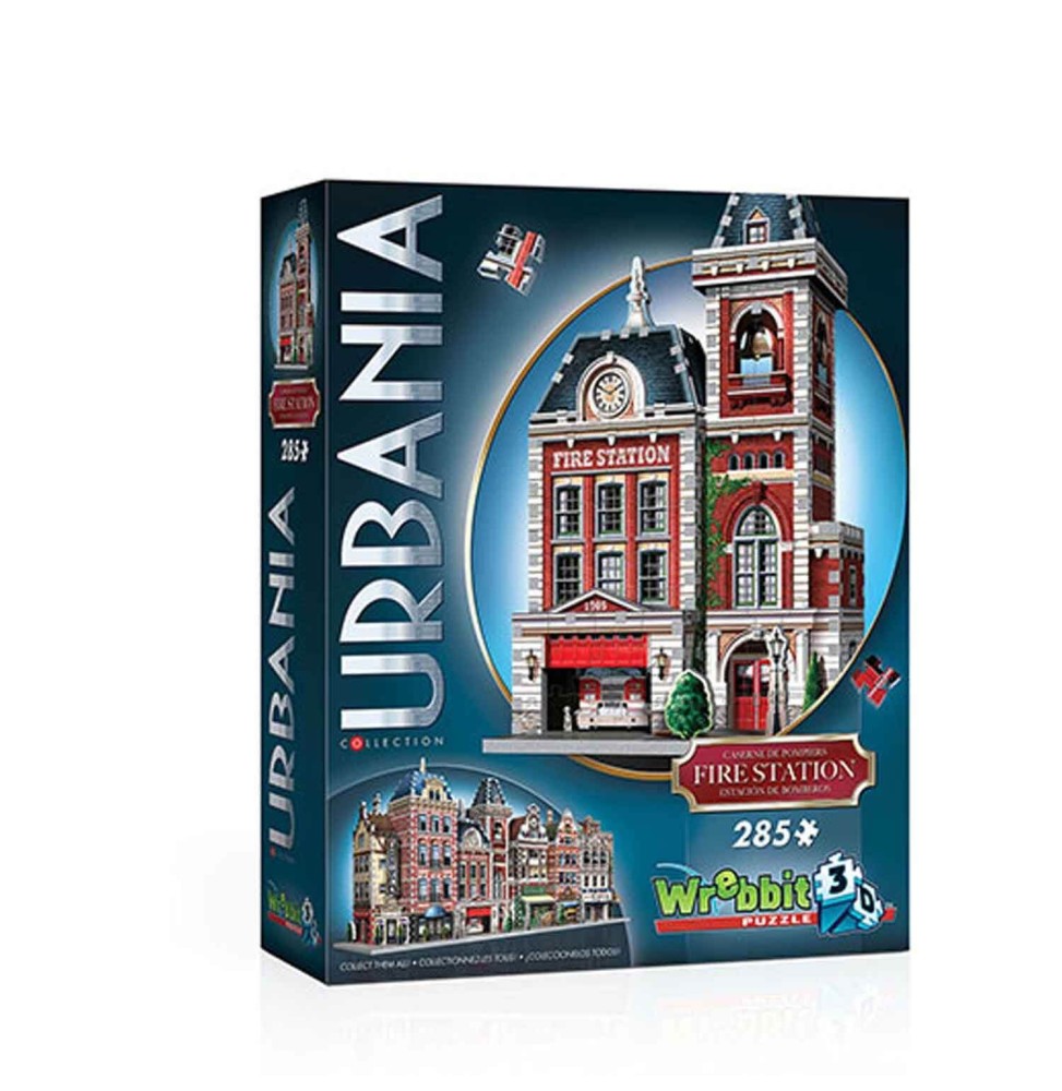 Puzzle 3D Monument - Caserne de Pompiers Urbania 285 Pièces