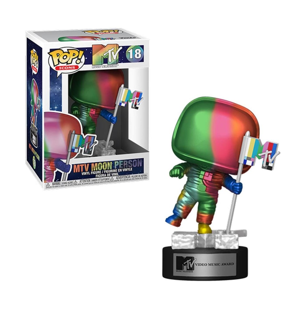 Figurine Icons - MTV Moon Person Rainbow Pop 10cm