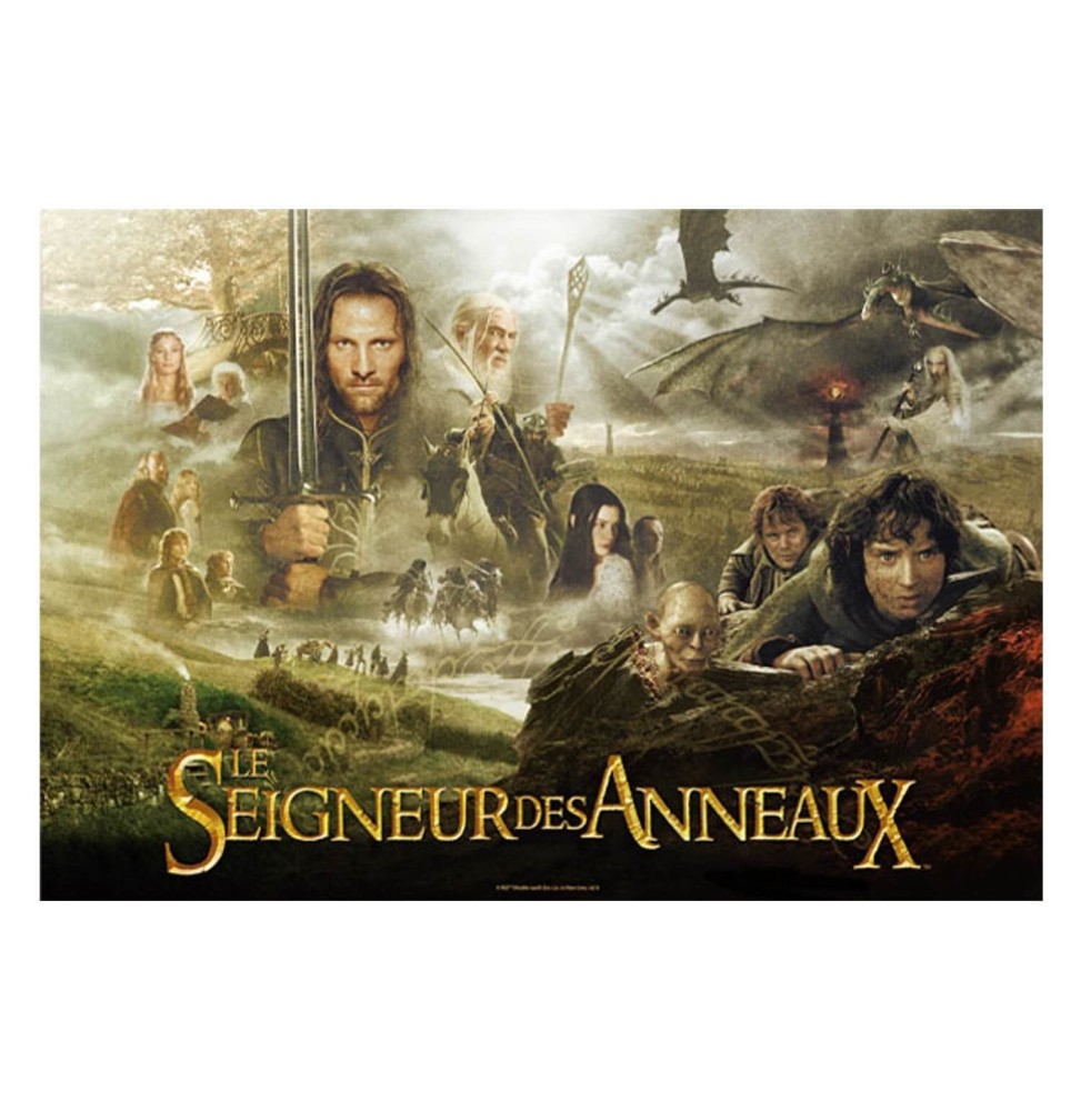 Puzzle Le Seigneur Des Anneaux - Poster Français 1000pcs