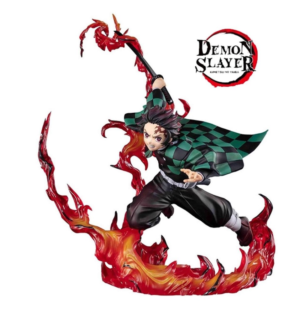 Figurine Demon Slayer Kimetsu No Yaiba - Tanjiro Kamado Total Concentration Breathing Figuarts Zero 19cm