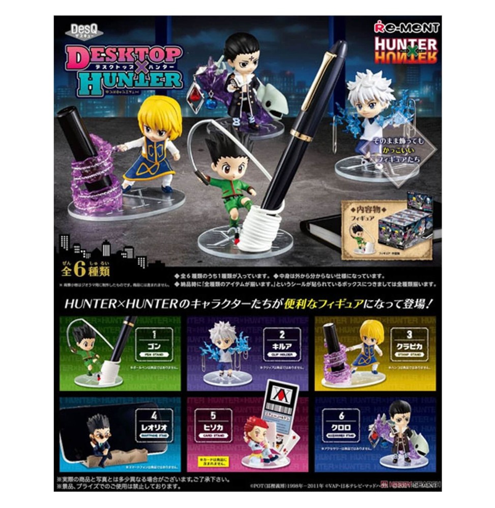 Boite De 6 Figurines Desktop Hunter X Hunter