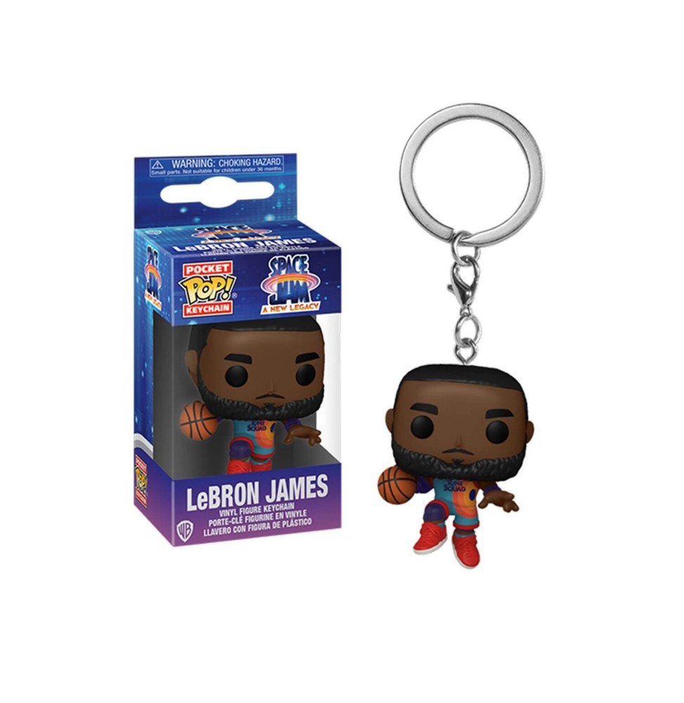 Porte Clé Space Jam 2 - Lebron James Pocket Pop 4cm