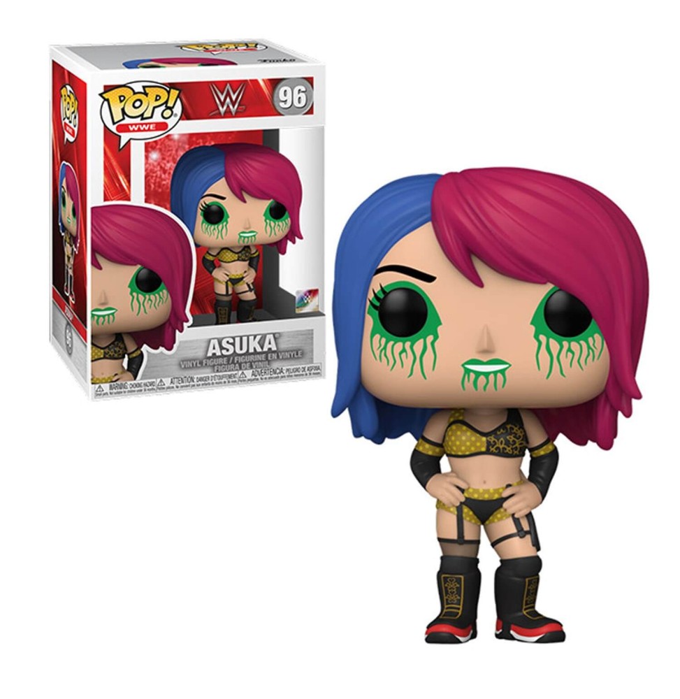 Figurine WWE - Asuka Bk/Gr Pop 10cm