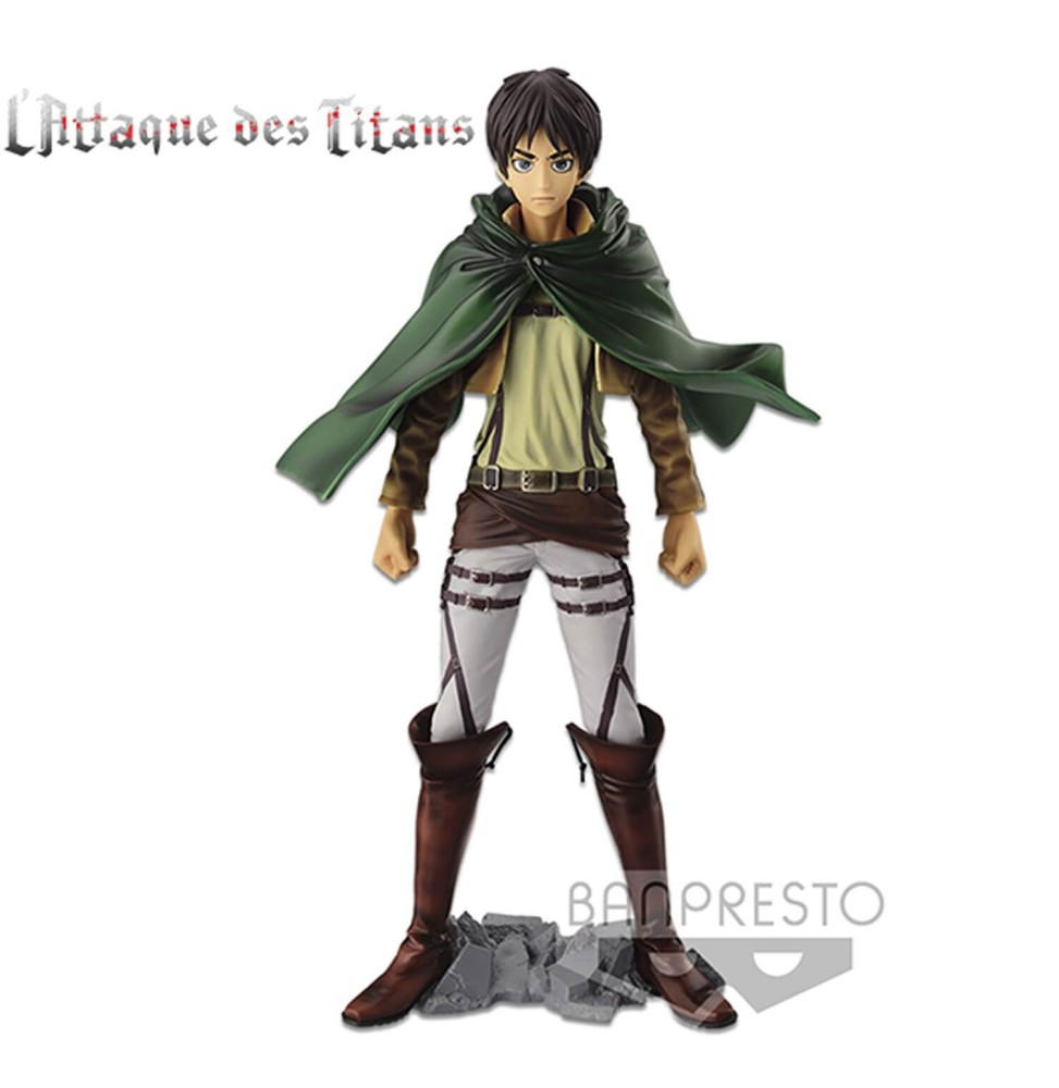 Figurine Attaque Des Titans - Eren Yeager Master Stars Piece 26cm