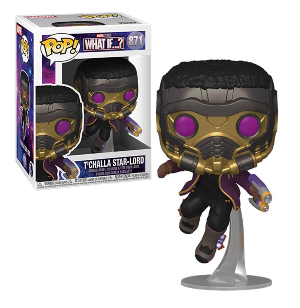 Figurine Marvel What If - T'Challa Star-Lord Pop 10cm