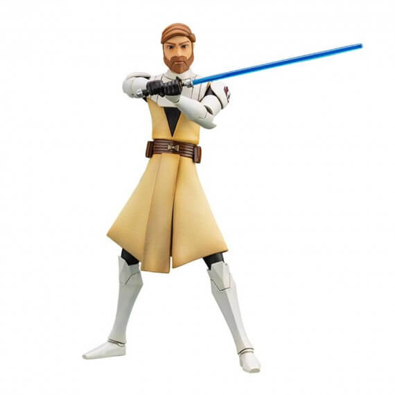 Figurine Star Wars The Clone Wars - Obi-Wan Kenobi ARTFX 17cm