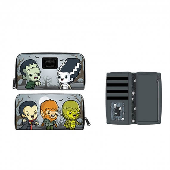 Portefeuille Horror - Universal Monsters Chibi Line