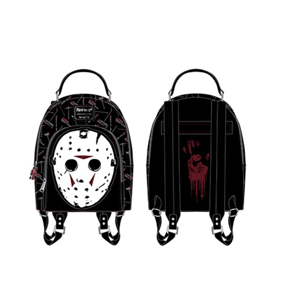 Mini Sac A Dos Horror - Friday The 13Th Jason Mask