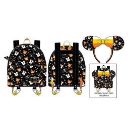 Mini Sac A Dos Et Serre-Tete Disney - Pack Spooky Mice