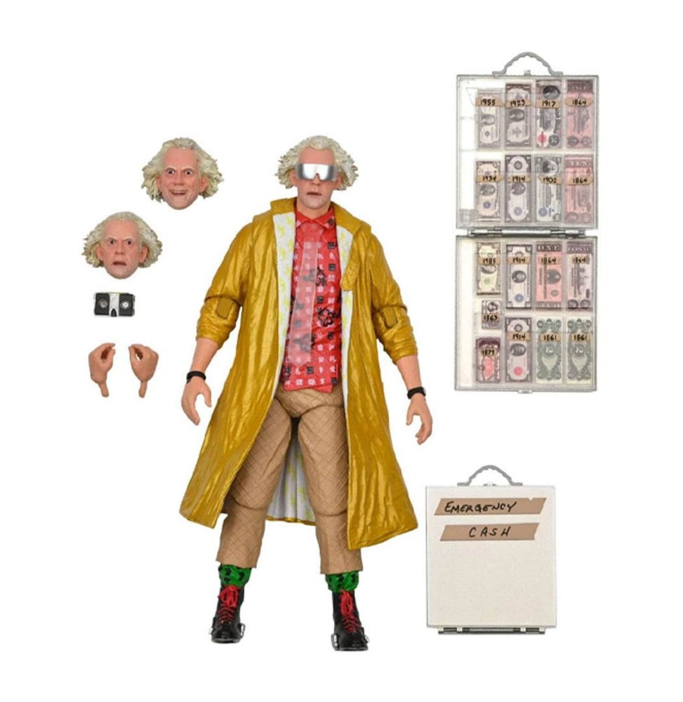 Figurine Retour vers le Futur 2 - Ultimate Doc Brown 2015 18cm