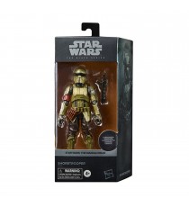 Figurine Star Wars Mandalorian - Shore Trooper Carbonized Black Series 15cm