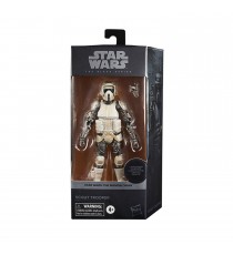 Figurine Star Wars Mandalorian - Scoot Trooper Carbonized Black Series 15cm