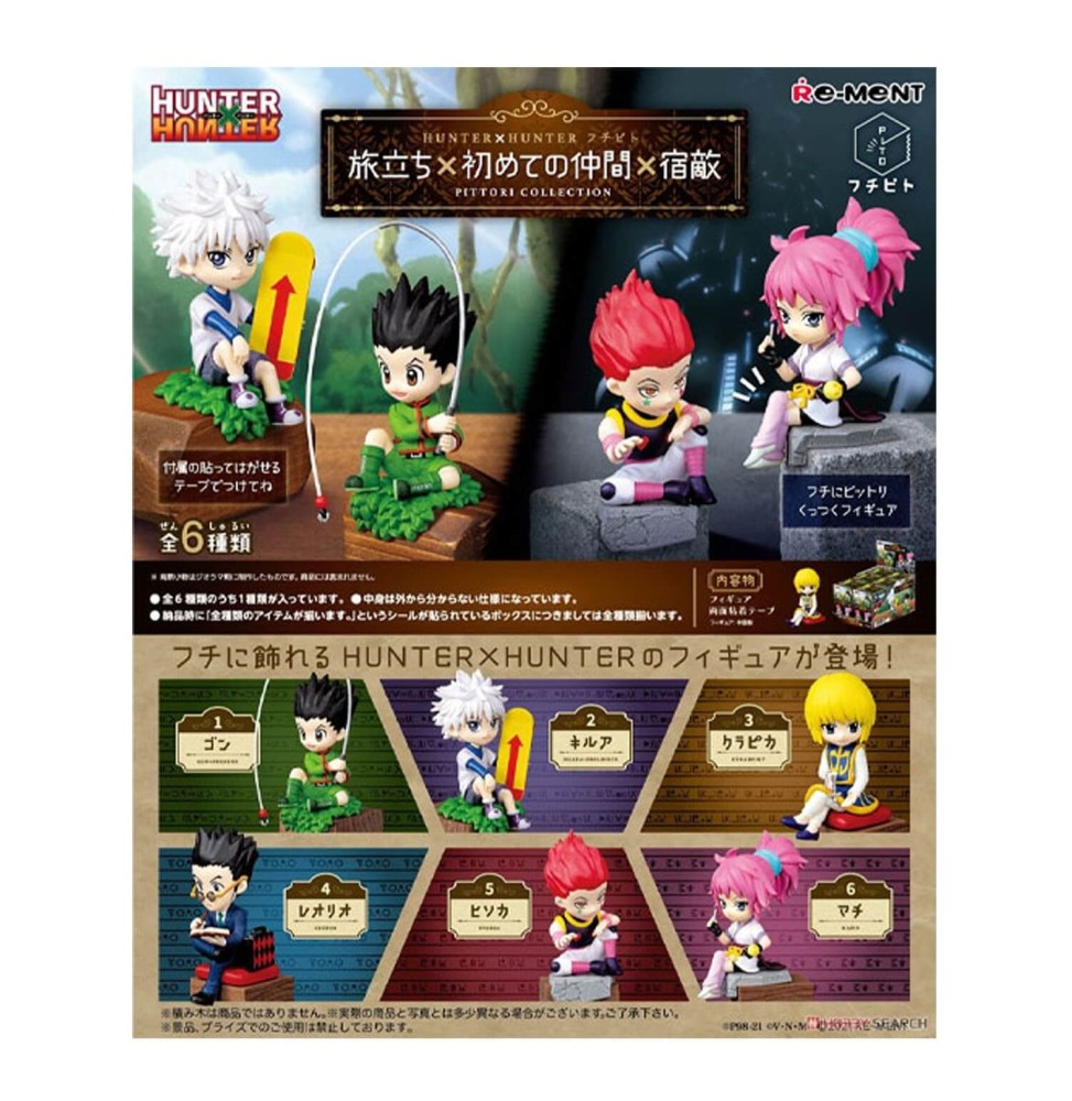 Boite De 6 Figurines Hunter X Hunter - Fuchipito Departure X First Friends X Nemesis