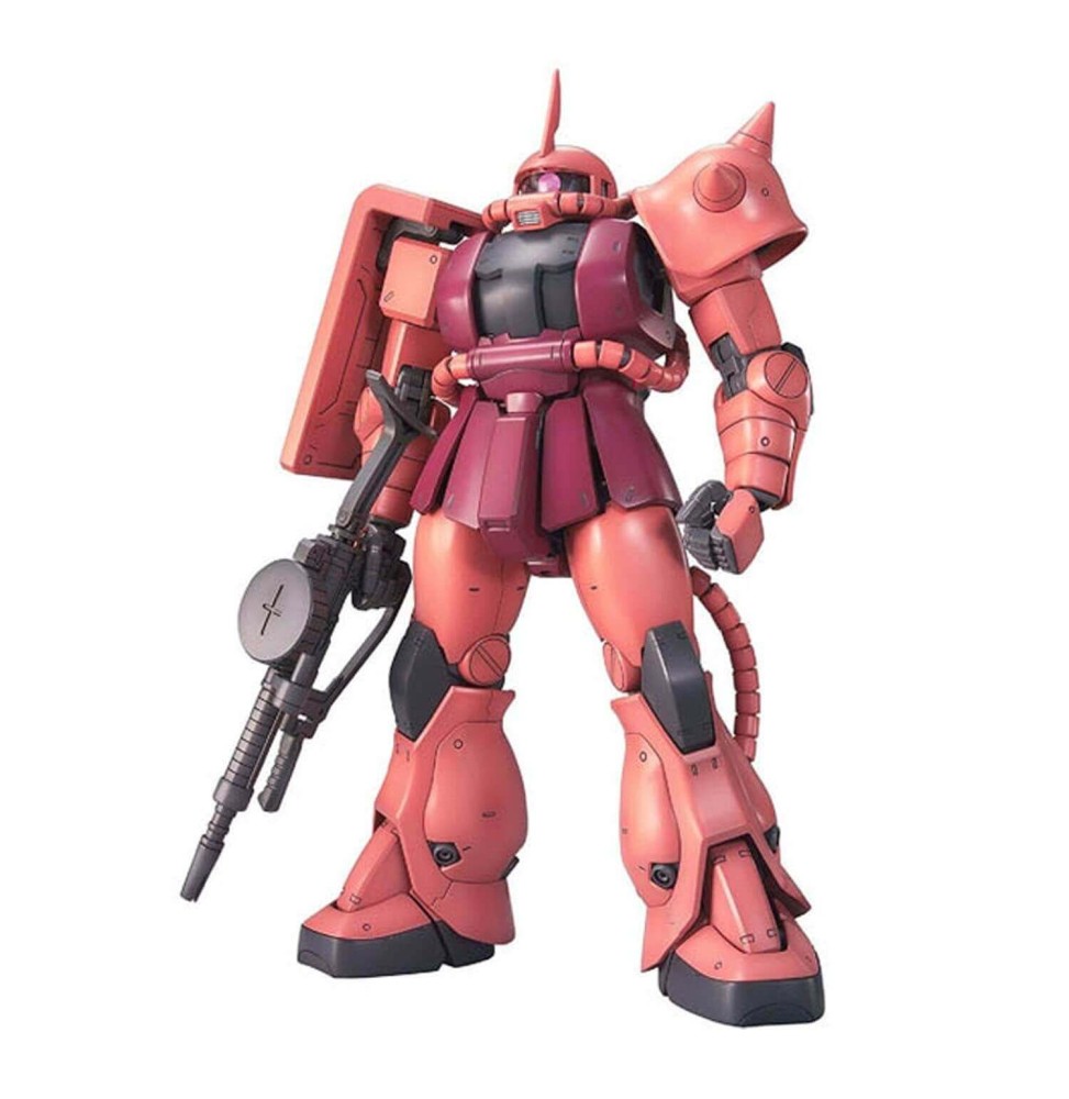 Maquette Gundam - Ms-06S Char'S Zaku Ver. 2.0 Gunpla MG 1/100 18cm