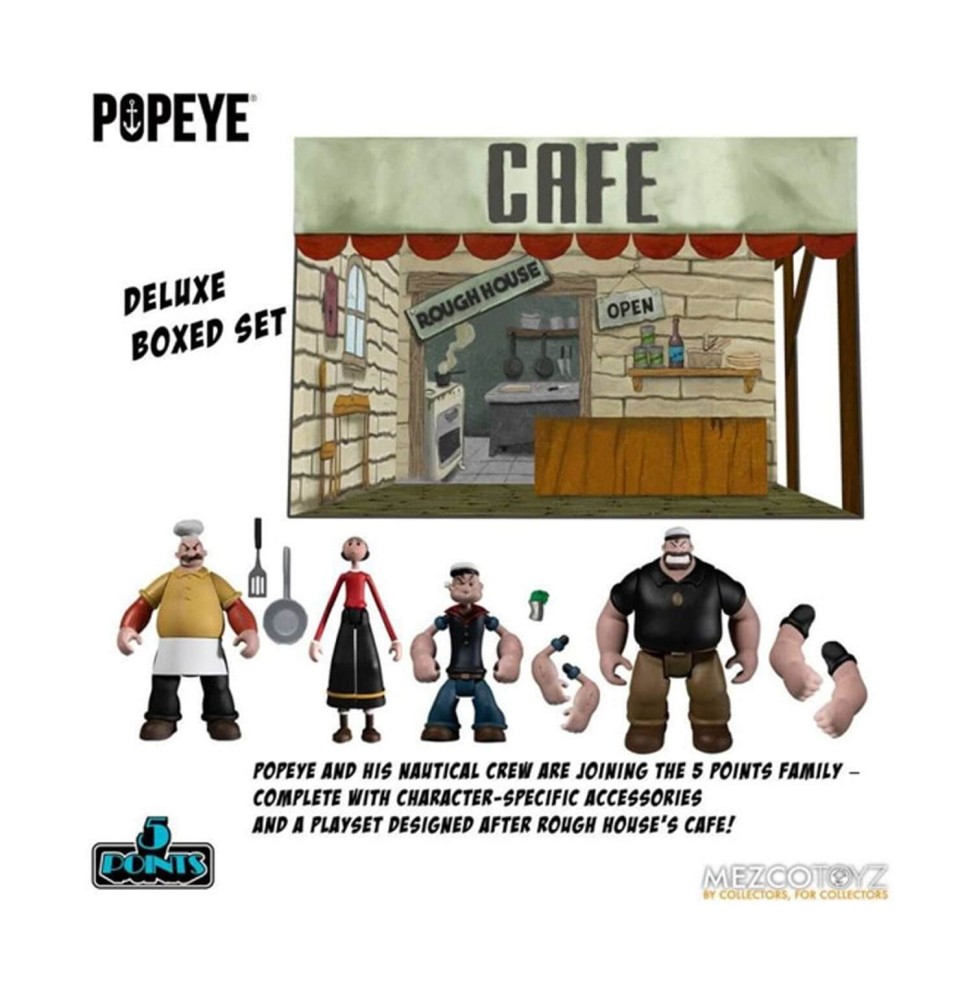 Figurine Popeye - Set 4 Figurines 10cm