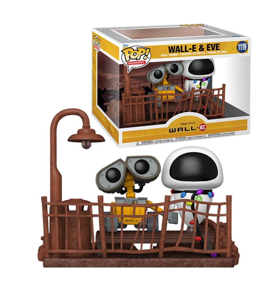 Figurine Disney Wall-E - Wall-E & Eve Movie Moment Pop 10cm