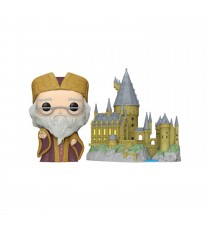 Figurine Harry Potter Anniversary - Dumbledore W/Hogwarts Pop Town 10cm