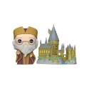 Figurine Harry Potter Anniversary - Dumbledore W/Hogwarts Pop Town 10cm