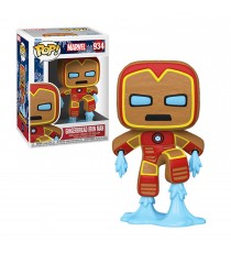 Figurine Marvel Holiday - Gingerbread Iron Man Pop 10cm