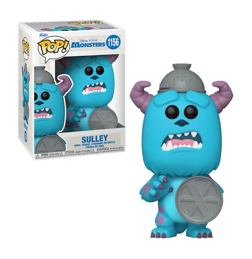 Figurine Disney Monsters Inc 20Th - Sulley W/Lid Pop 10cm