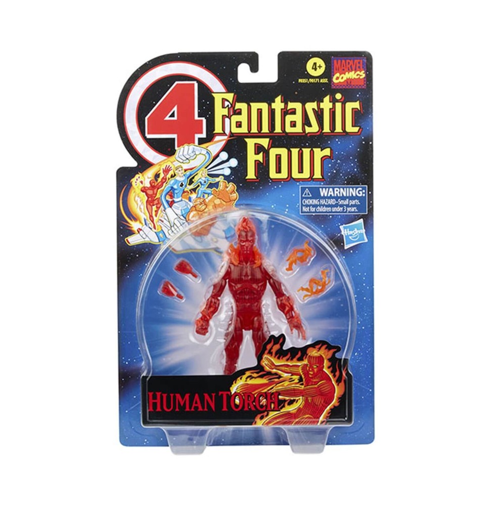 Figurine Marvel Legends - Fantastic 4 Human Torch 15cm