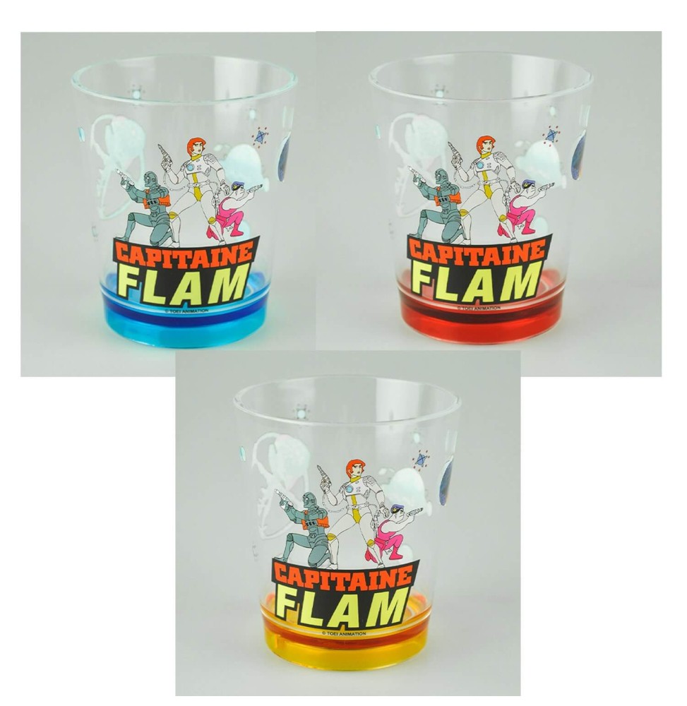 Verre Plastique Capitaine Flam - Groupe Couleur Aléatoire