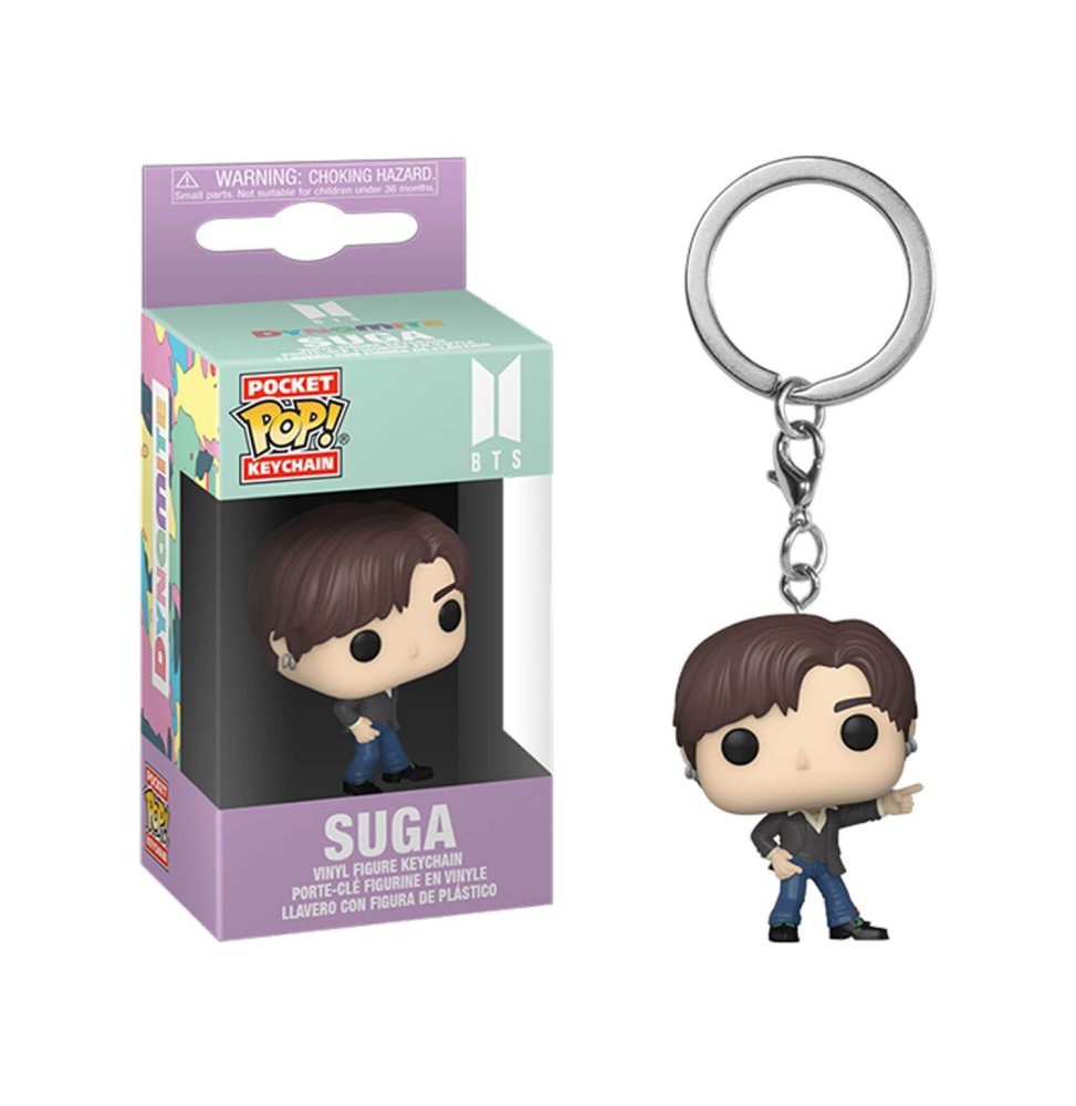 Porte Clé BTS - Dynamite Suga Pocket Pop 4cm