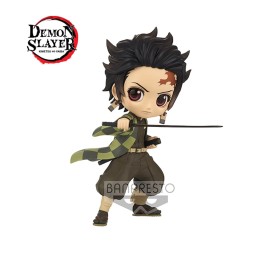 Figurine Demon Slayer Kimetsu No Yaiba - Tanjiro Kamado III Ver B Q Posket 14cm