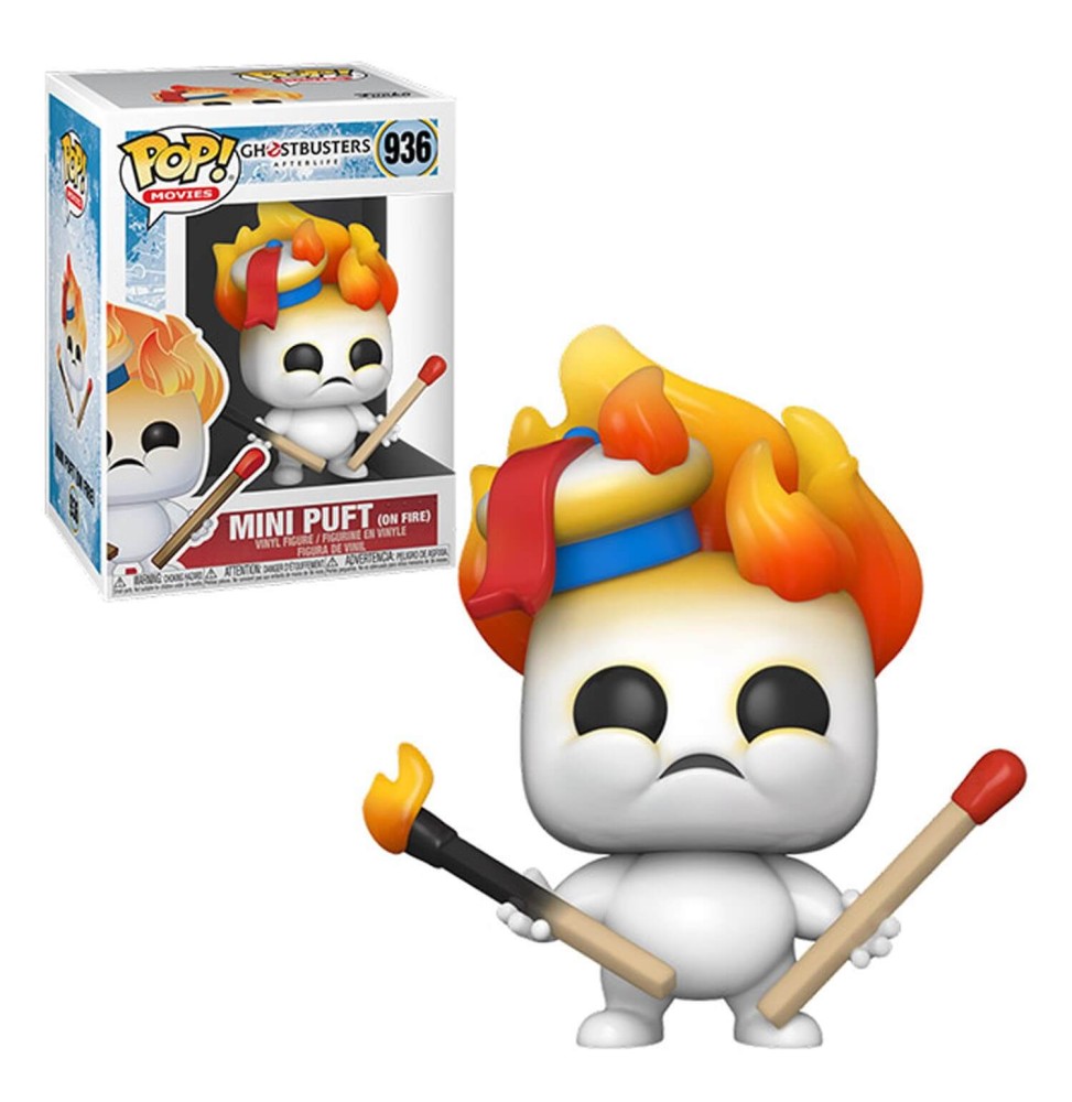 Figurine Ghostbusters Afterlife - Mini Puft On Fire Pop 10cm