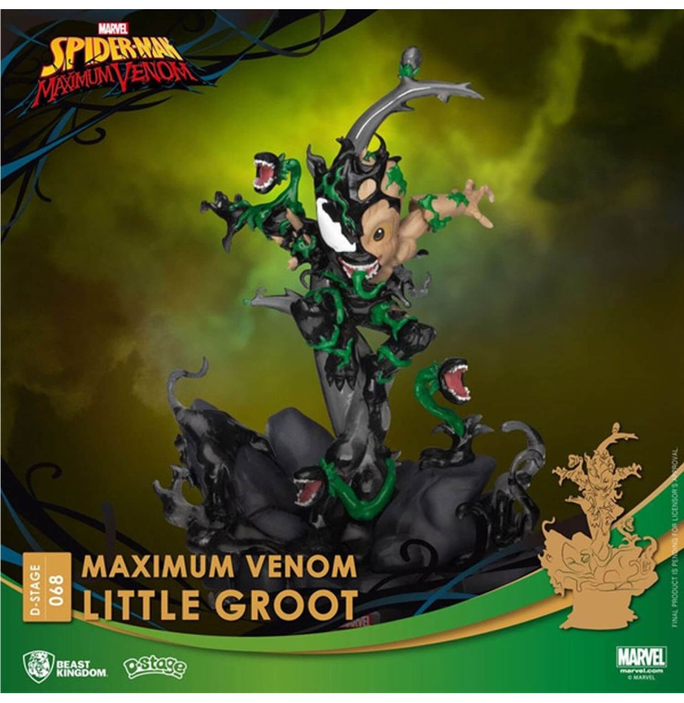 Diorama Marvel - Venom Baby Groot D-Stage 16cm