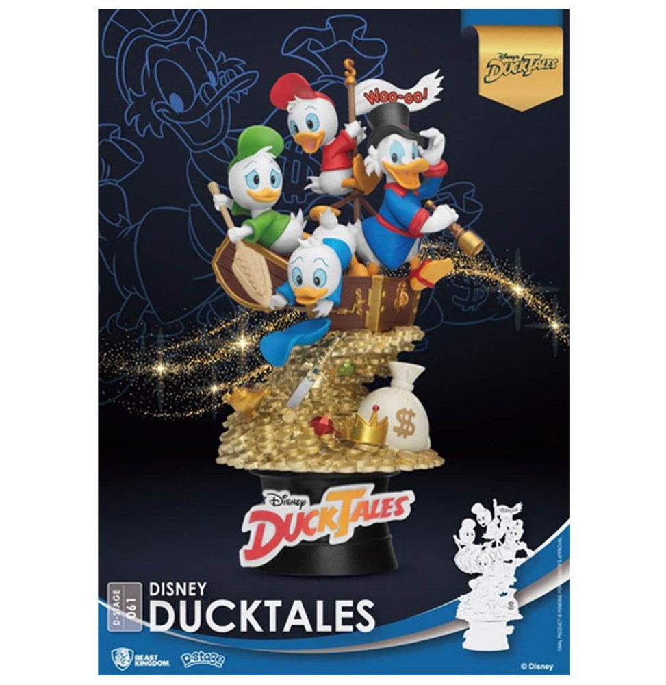 Diorama Disney - La Bande A Picsou D-Stage 15cm