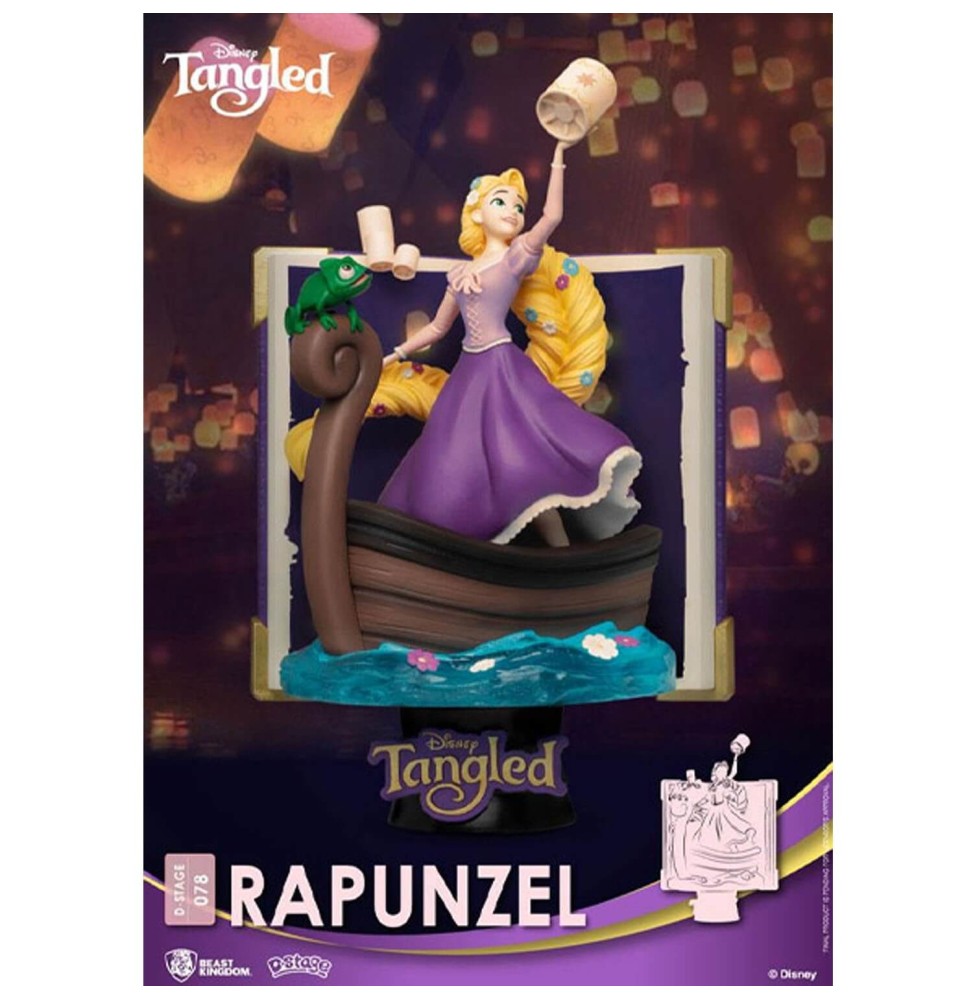 Diorama Disney - Story Book Raiponce D-Stage 15cm