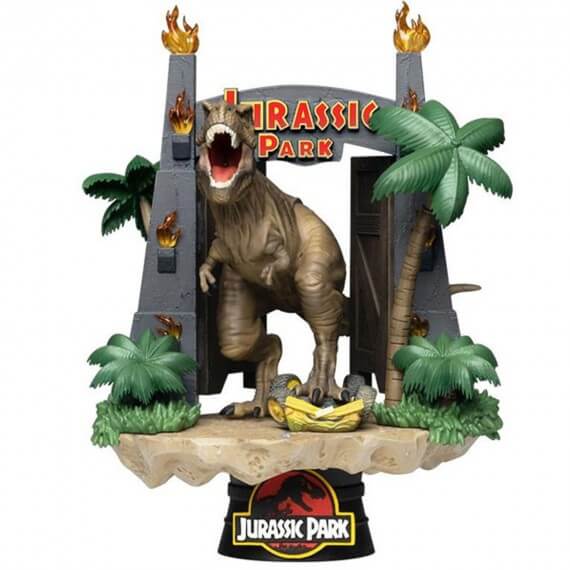 Diorama Jurassic Park - Park Gate D-Stage 15cm