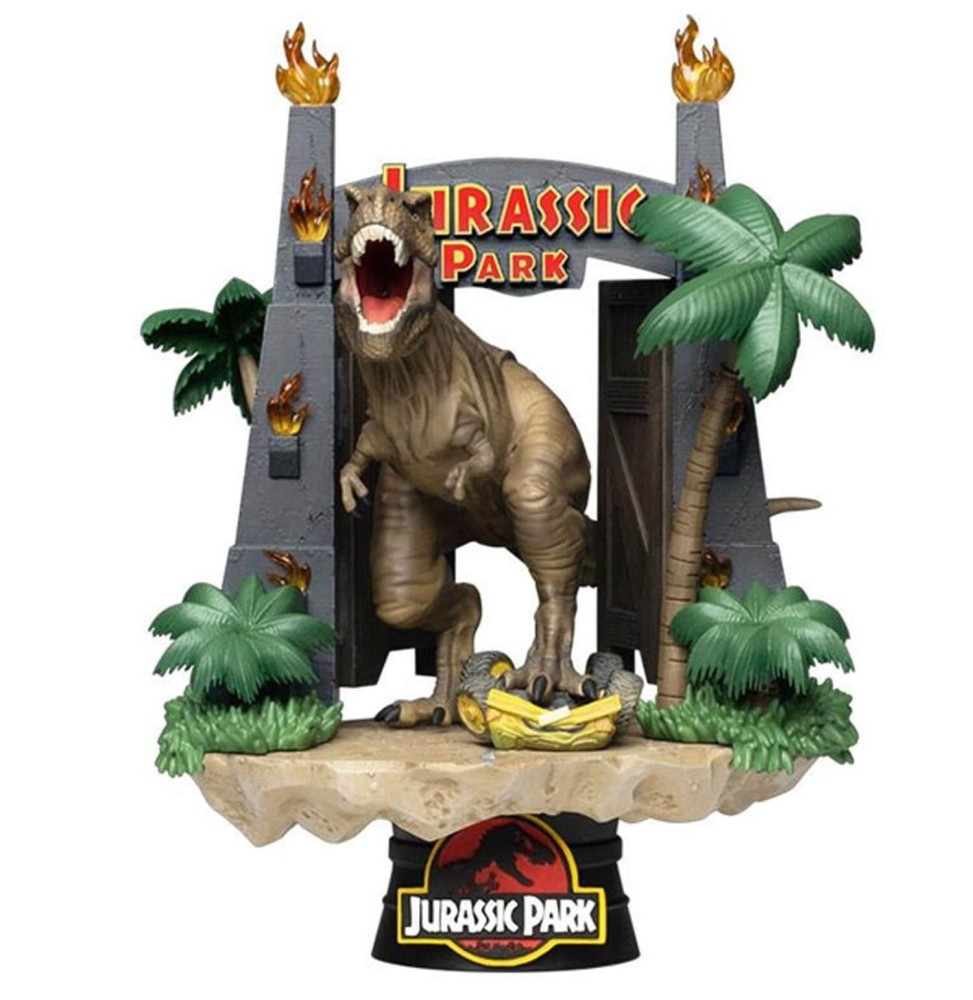 Diorama Jurassic Park - Park Gate D-Stage 15cm