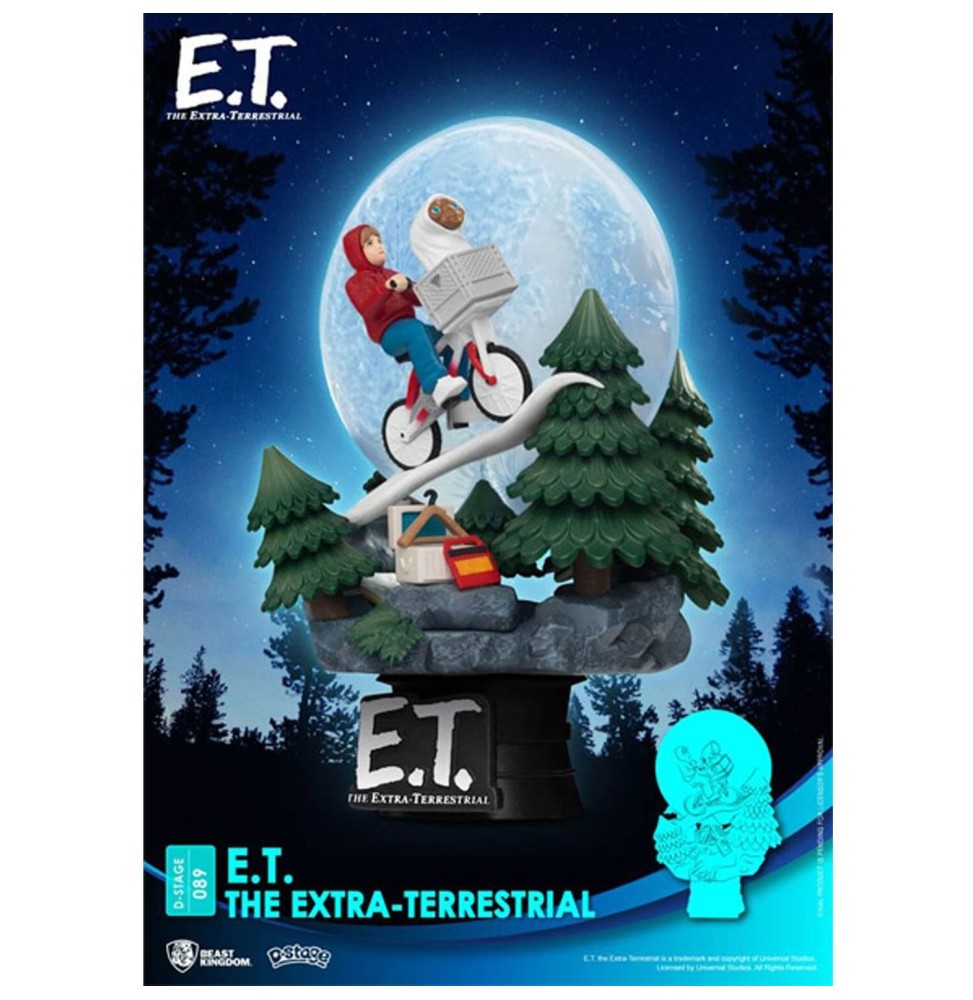 Diorama E.T L'extraterrestre - Iconic Movie Scene D-Stage 15cm