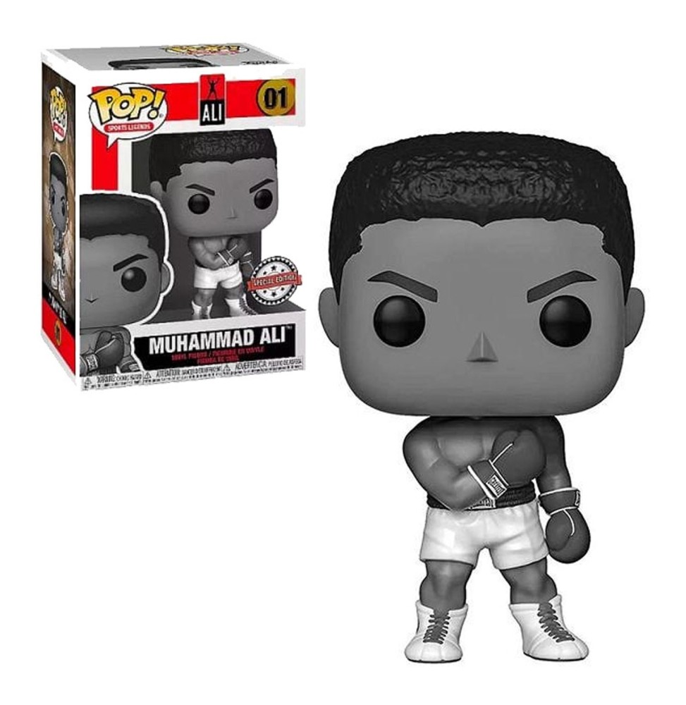 Figurine Sport - Muhammed Ali B&W Exclu Pop 10cm