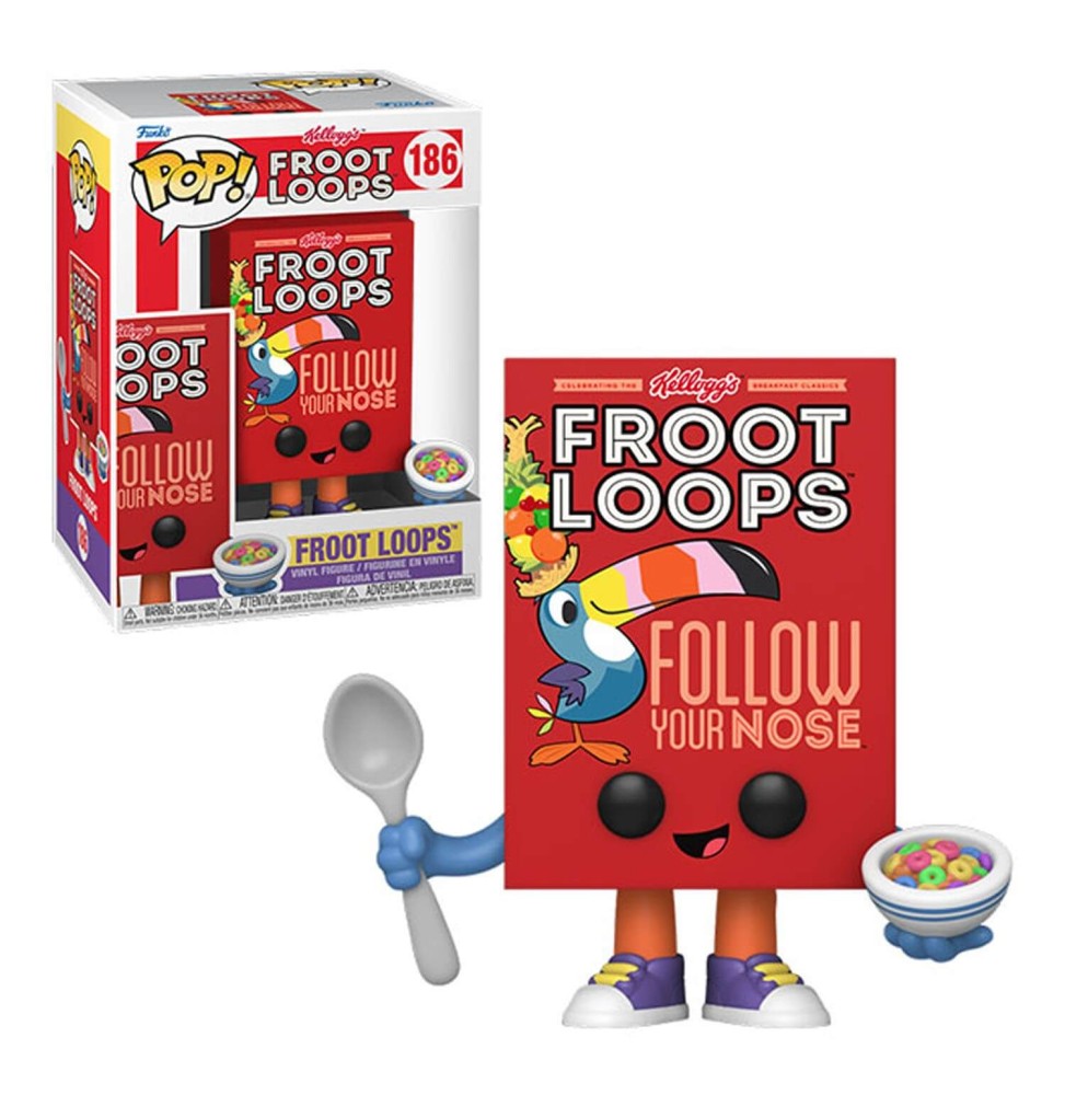 Figurine Kelloggs - Froot Loops Cereal Box Pop 10cm