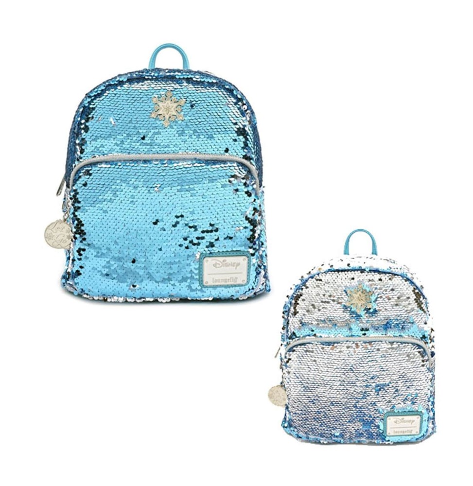 Mini Sac A Dos Disney - Frozen Elsa Reversible Sequin