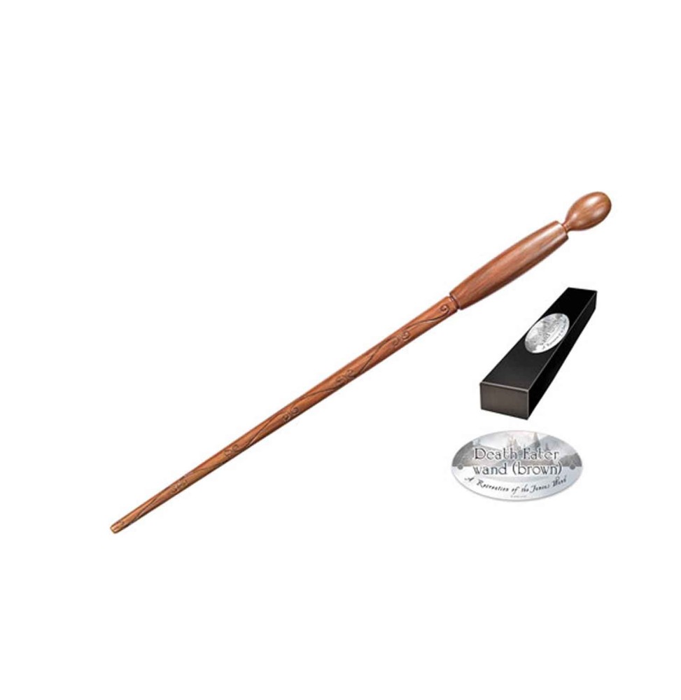 Replique Harry Potter - Baguette Magique Mangemort Marron (édition personnage) 40cm