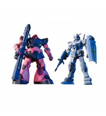 Maquette Gundam - G-3 Gundam Vs Char'S Rick Dom Set Gunpla HG 1/144 13cm