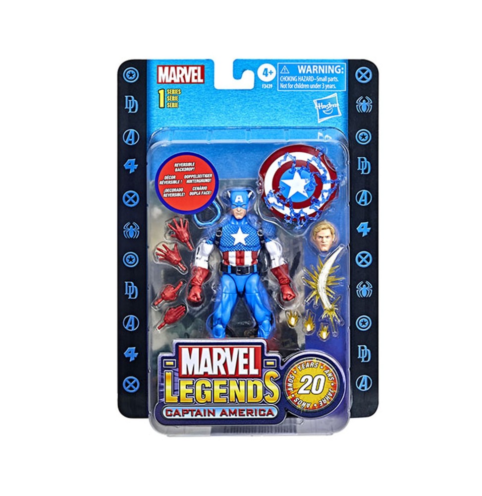 Figurine Marvel Legends 20Th - Captain America 15cm