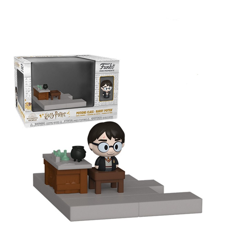 Figurine Harry Potter Anniversary - Diorama Potion Class Harry 15cm