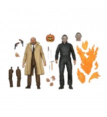 Figurine Halloween 2 - 2-Pack Michael Myers & Dr Loomis Ultimate 18cm
