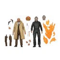 Figurine Halloween 2 - 2-Pack Michael Myers & Dr Loomis Ultimate 18cm