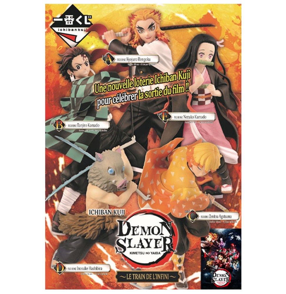 Loterie Demon Slayer Ichibankuji - Le Train De L'infini 1 lot au hasard