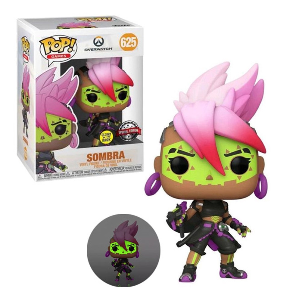 Figurine Overwatch - Los Muertos Sombra Glow In The Dark Pop 10cm