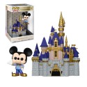 Figurine Disney - Walt Disney World 50Th Castle & Mickey Pop Town 10cm