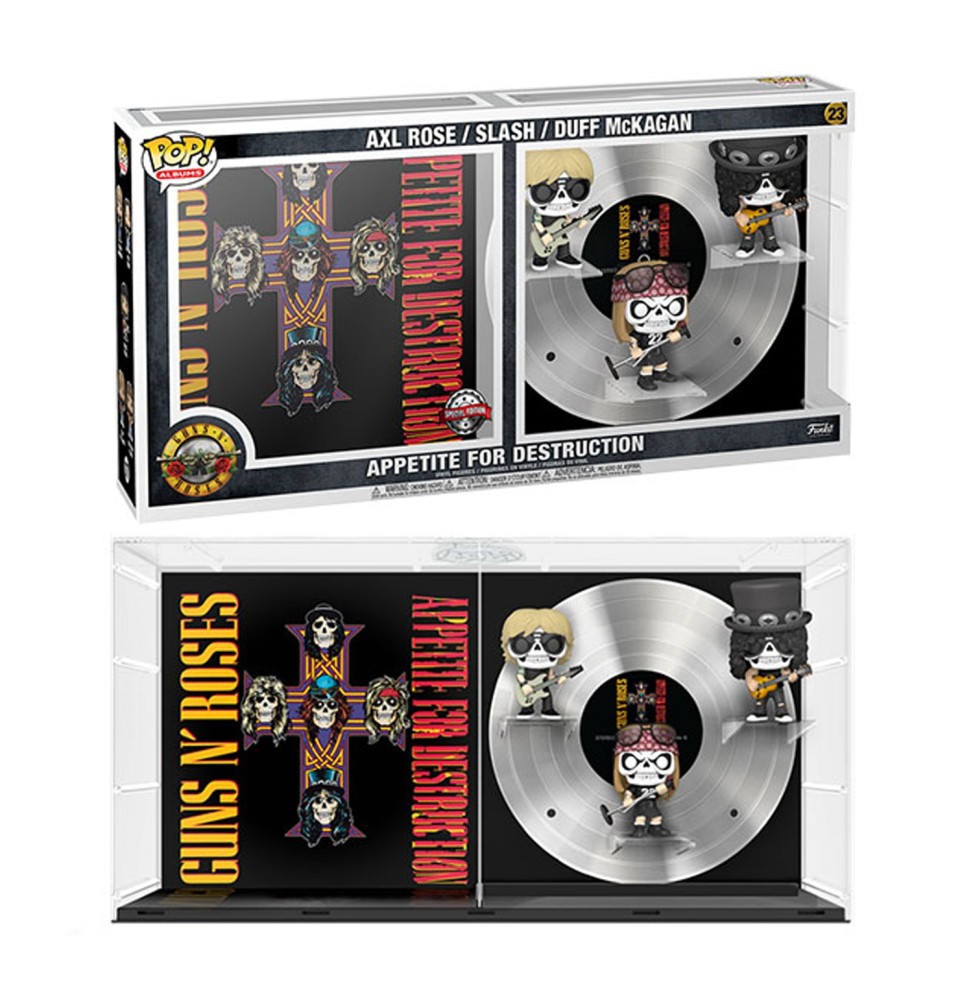 Figurine Rocks Albums Deluxe - Appetite For Destruction Guns N Roses Pop 10cm