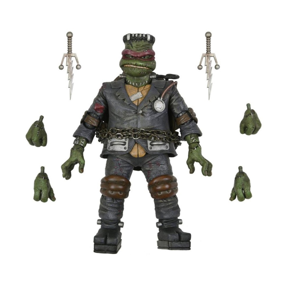 Figurine TMNT Tortues Ninja - Ultimate Raphael As Frankenstein 18cm